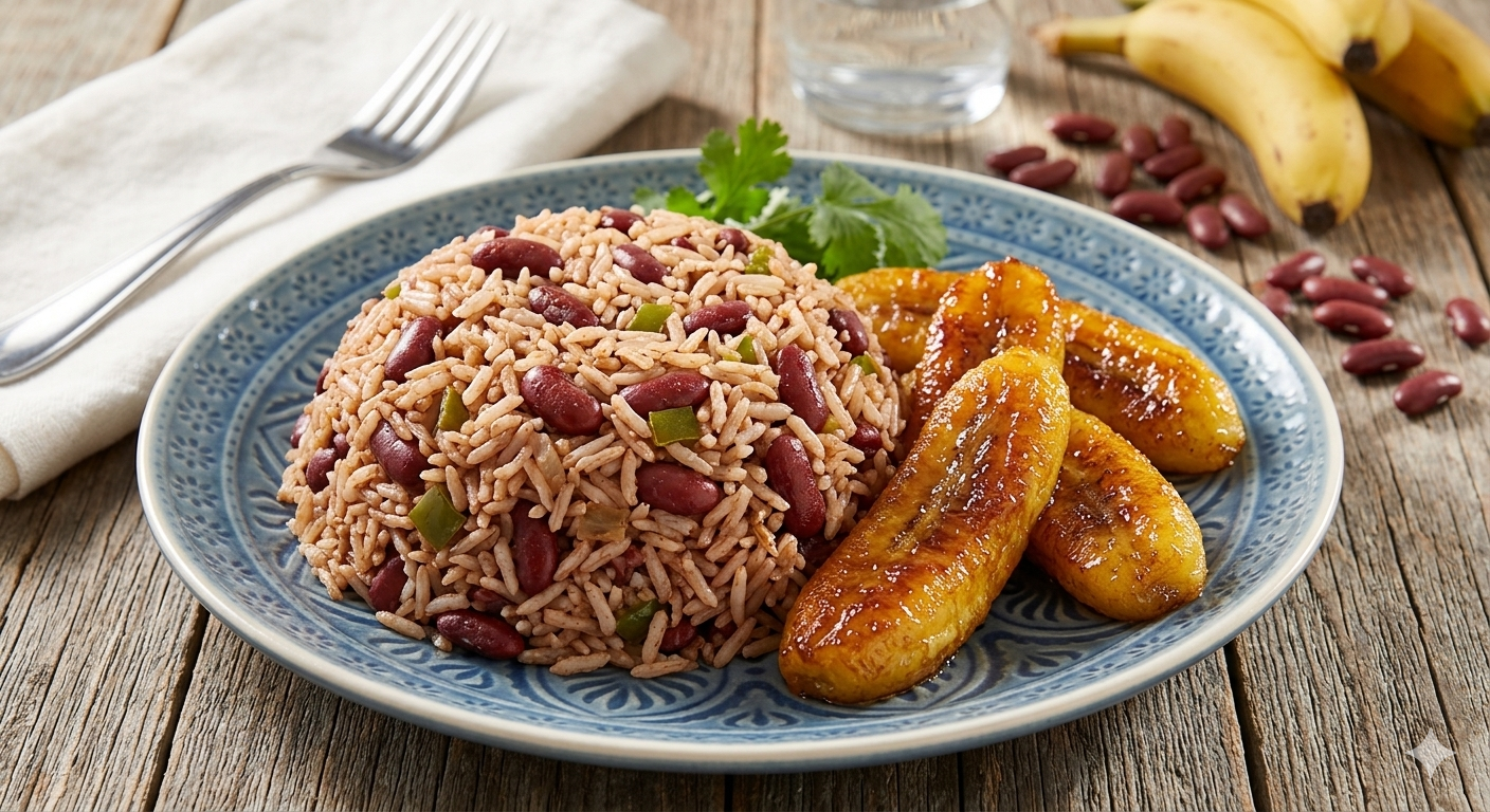 Congrí — Cuban red beans and rice cooked together