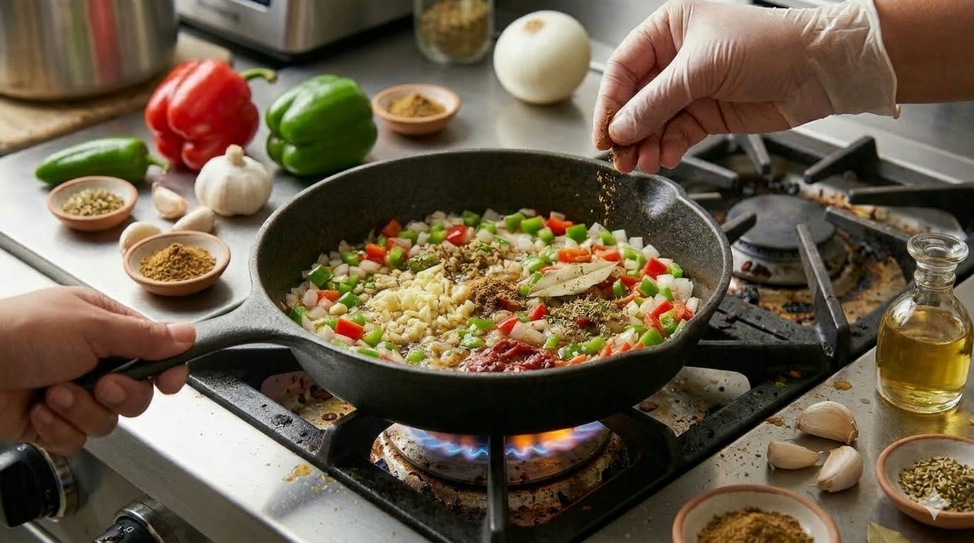 Sofrito - the soul of Cuban cooking